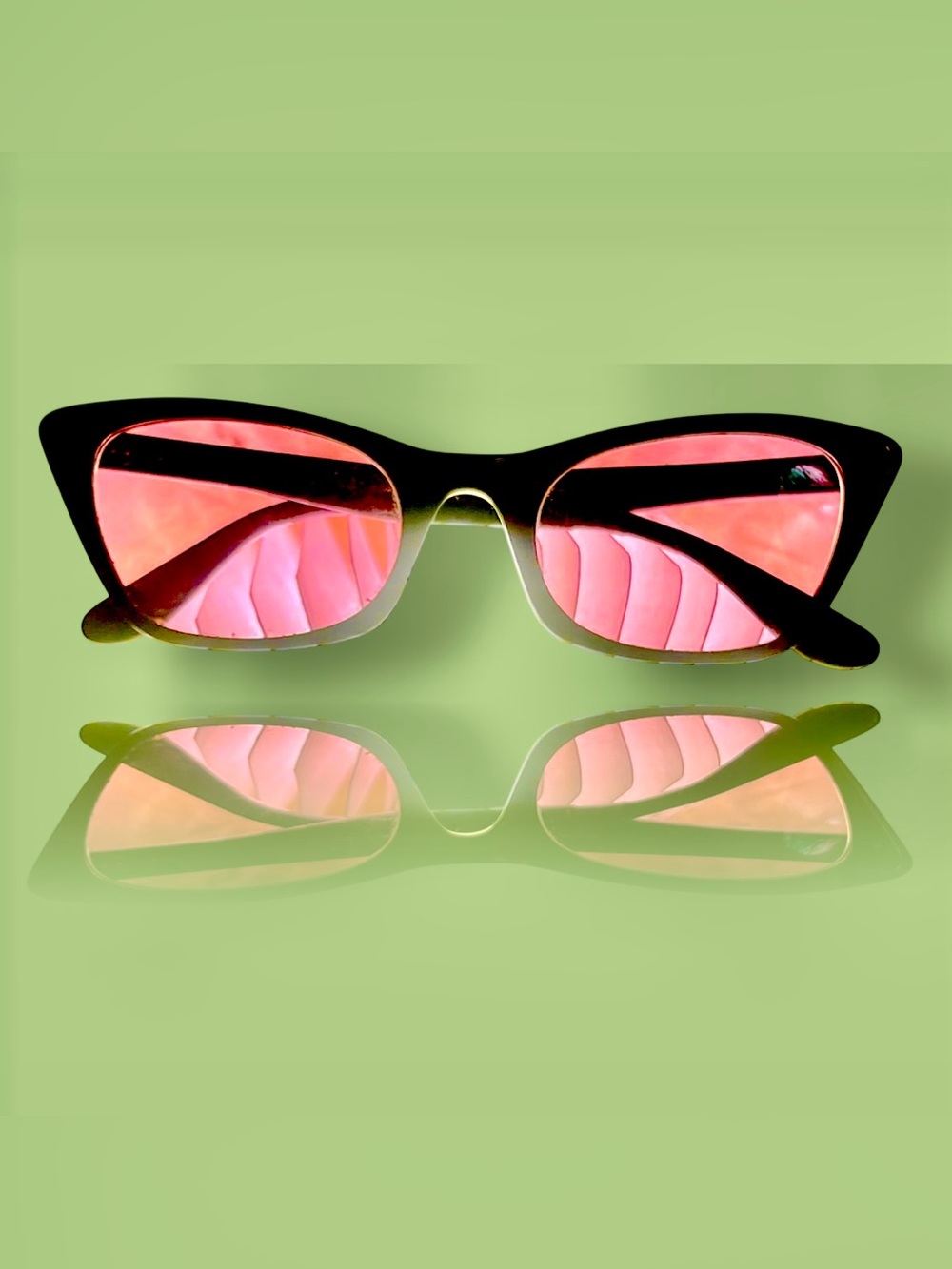 Ray Ban black cat eye progressive lens reading sunglasses